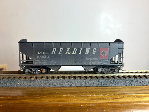 ATHEARN #? Coche Reading 34' O.S.Hopper #86344 Blt-up con Kadees, Metal Whls & Weath | Zustand: Used