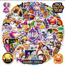 20 PCS Halloween Cute Scary Spooky Season Trick Or Treat Mix Stickers BRAND NEW