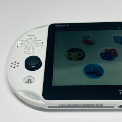 SONY PS Vita PSV PCH-2000 Glacier White PSV Slim Console Good