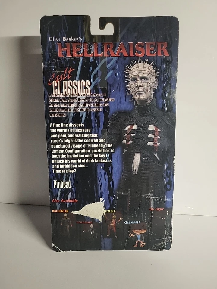 FIGURA DE ACCIÓN DE CLÁSICOS DE CULTO CABEZA DE ALFILER HELLRAISER NECA CLIVE BARKERS Foto 2 de 4