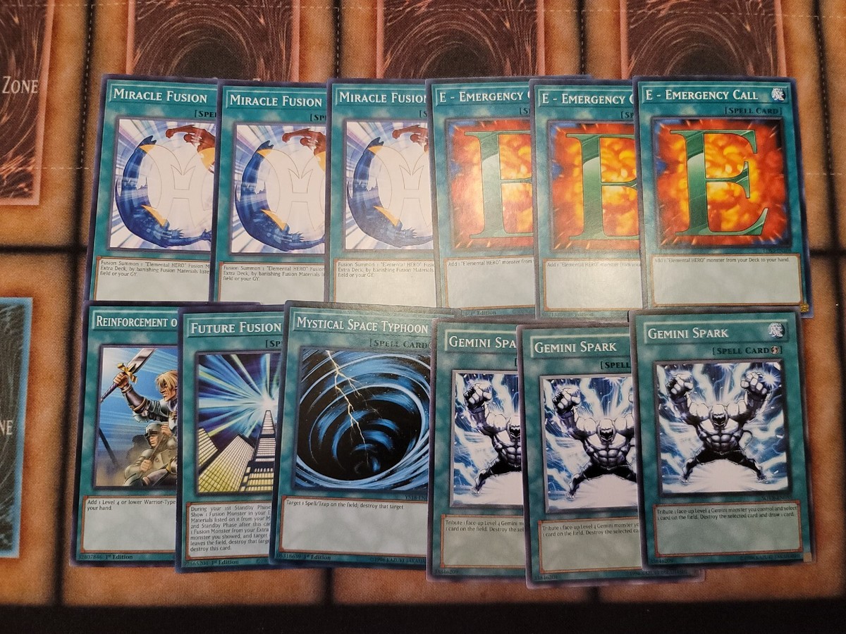 yugioh edison format hero deck Yugioh Hero Deck Edison Format Stratos Alius Absolute Zero w/ Sleeves &  Deckbox