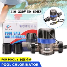 Self Cleaning Salt Water Pool Chlorinator System |2 Year Warranty|To 2.6/10K Gal