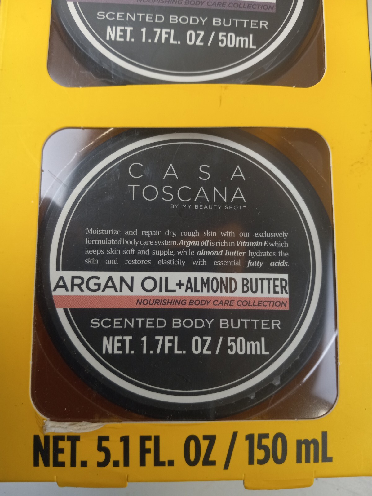 Casa Toscana Trio (3-PK)Argan Oil Body Butters: Shea, Cocoa & Almond Butter NEW