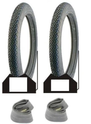 DEESTONE 2 COPERTONI + 2 CAMERE D'ARIA 2 - 1/2 - 16 PER CICLOMOTORE PIAGGIO SI 50