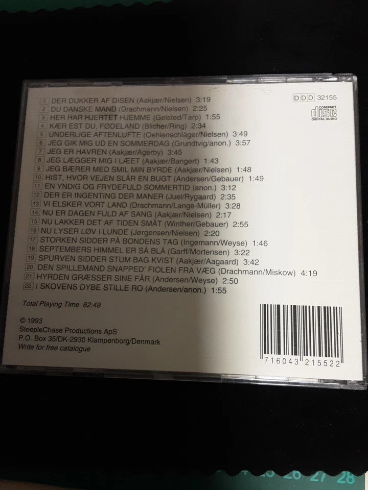 The Danish Song Treasury Vol. 3 CD Gebraucht - sehr gut - Bild 2 von 2