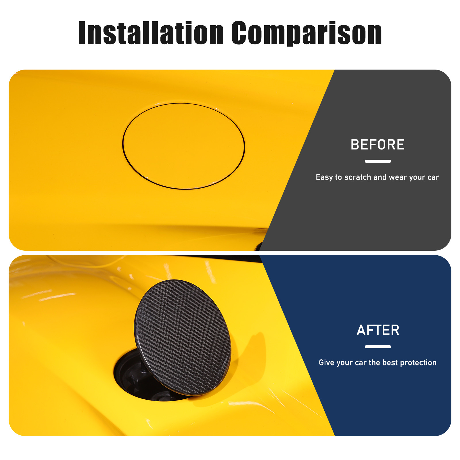 Real Carbon Fiber Gas Lid Oil Fuel Tank Cap Cover Trim For Lotus EMIRA 21-25 US