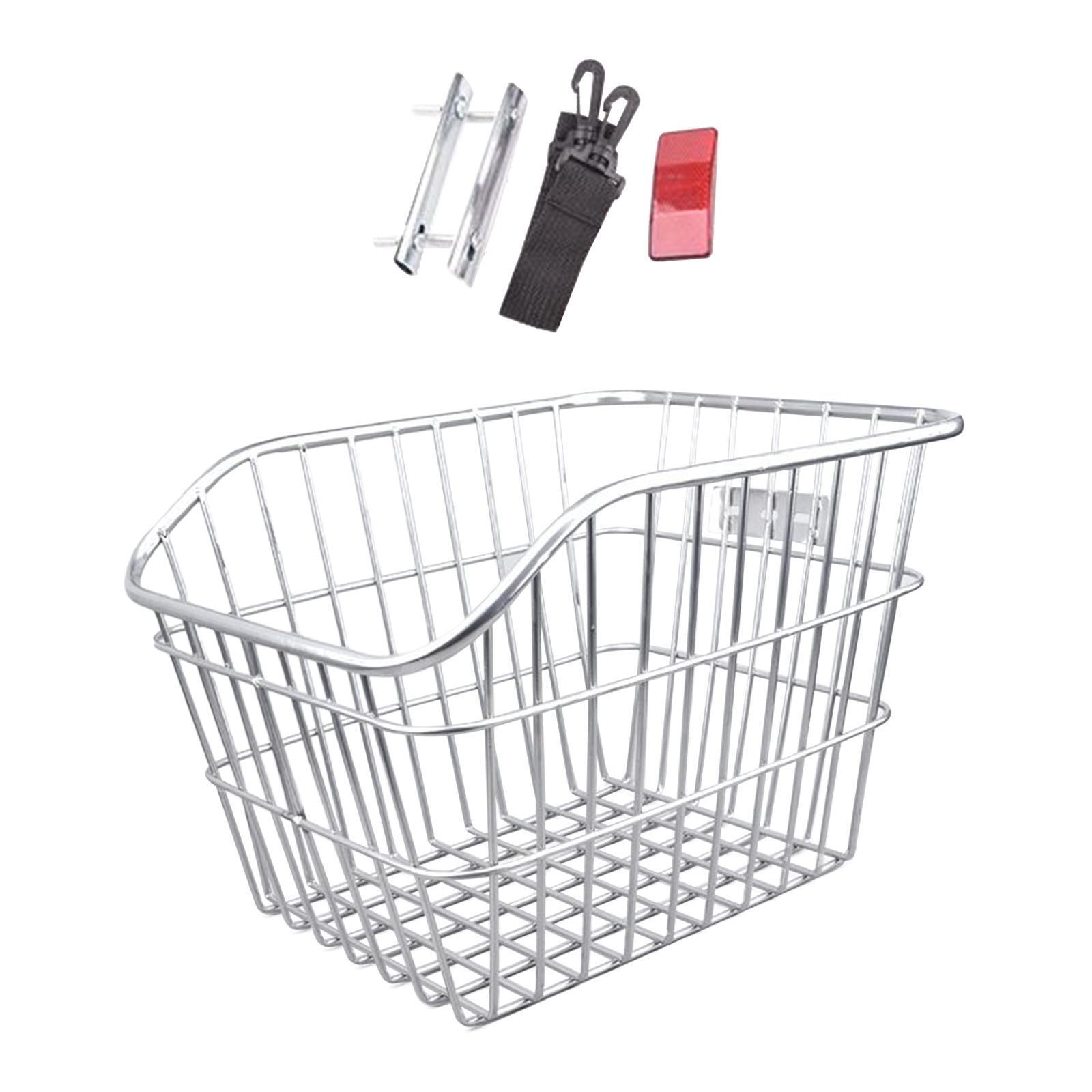 MYCENSE Kids Bike Basket - Red Bicycle Cargo Rack Bag For Children's Bikes & Tricycles