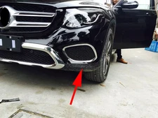Front Fog Light Cover Trim for 2016-2019 Mercedes-Benz GLC Class GLC300 Foglight