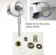 Carpet cleaning Inline Sprayer Block REPAIR KIT