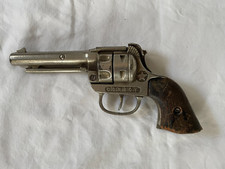 Vintage Steel and Wood Toy Cowboy Pistol