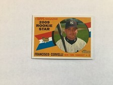 2009 Topps Heritage Francisco Cervelli #571 Rookie RC