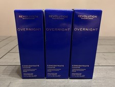3x Revolution Skincare London Overnight Skin Oil Concentrate 1.01oz New