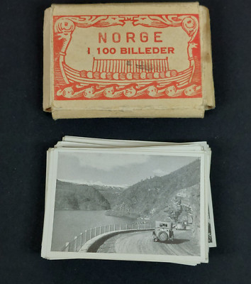 Norge Billeder - 49 Fotografien Norwegen altes Souvenir - Mittet & Co
