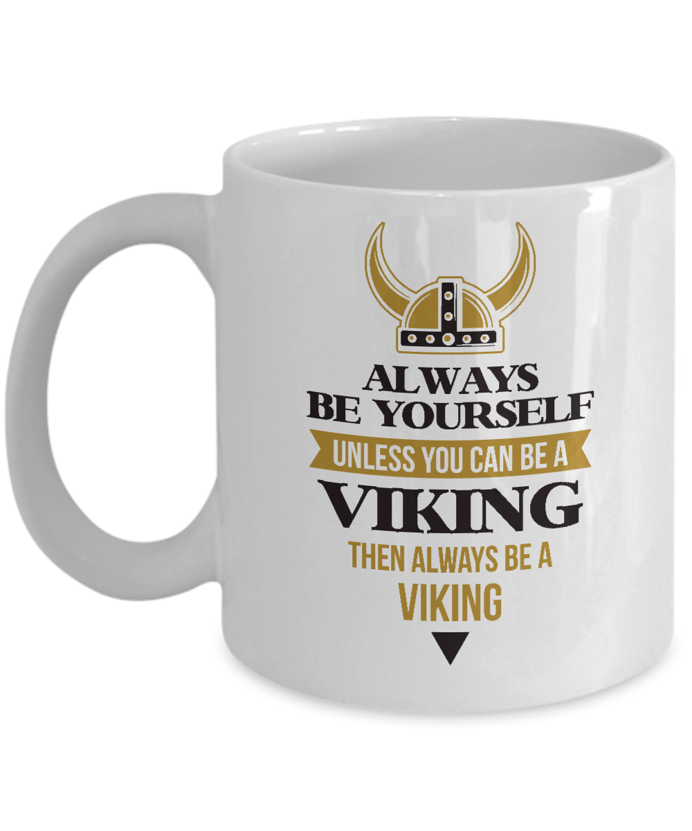 Viking Themed Coffee & Tea Mug for Boys, Men & Women
