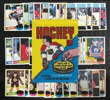 1980-81 Topps UN SCRATCHED Hockey Trading Cards Complete Your Set U Pick Gretzky