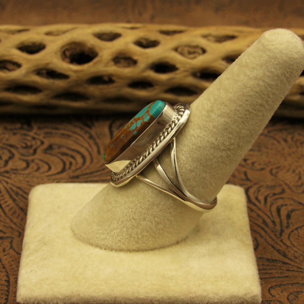 Sterling Silver and Turquoise Ring by Kay Yazzie Navajo Size 9 | eBay