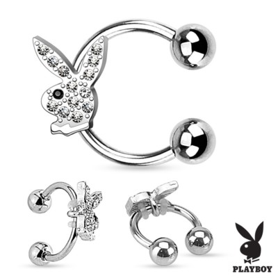 Horseshoe Ear Eyebrow Lip 16 Gauge 3/8