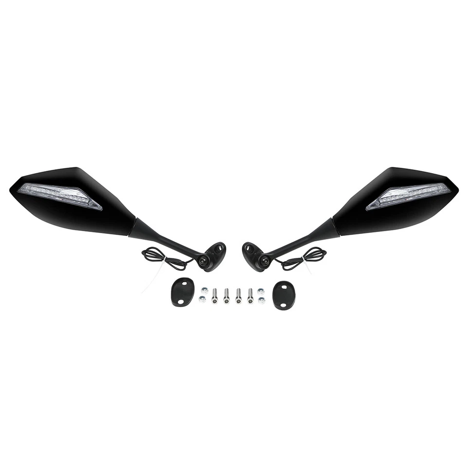 Rétroviseurs LED Clignotants pour Honda CBR600RR 2003-2016 CBR1000RR 2004-2007 - Photo 4/4