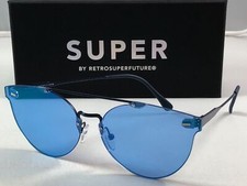 RetroSuperFuture Tuttolente Giaguaro Celeste 2N0 Sunglasses 53mm NIB