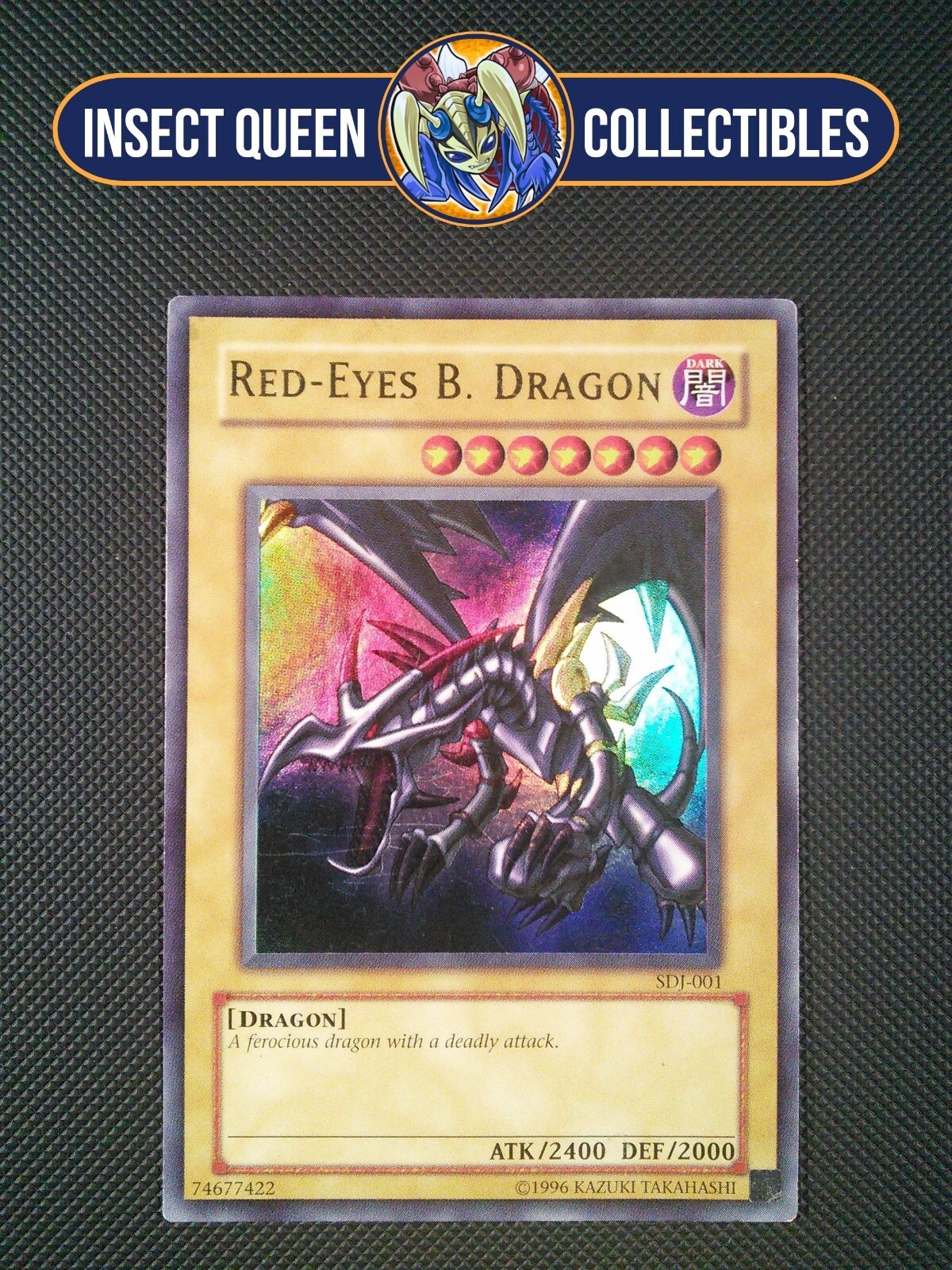 RedEyes B. Dragon SDJ001 Ultra Rare YuGiOh! eBay