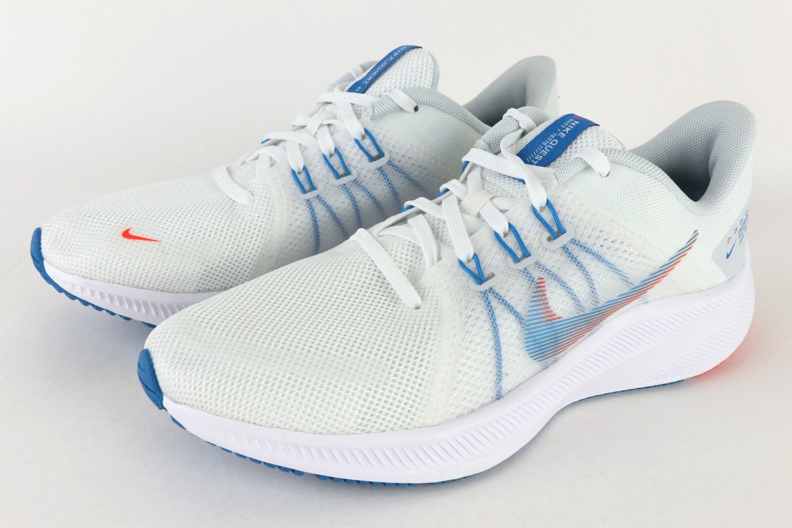 Men's Nike Quest 4 Running Shoes DA1105101 White Pure Platinum eBay