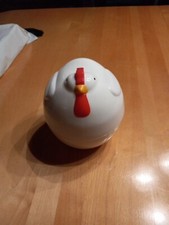 Home-X Microwave Chicken Design Egg Boiler White LNC
