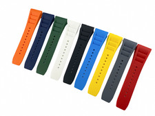 25mm Silicone Rubber Strap Band Fits Richard Mille RM011 Watches Buckle Clasp
