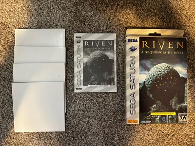 Riven : The Sequel To Myst Sur Sega Saturn - Disc 3-4 - Version PAL (Bon état, Sans Notice)