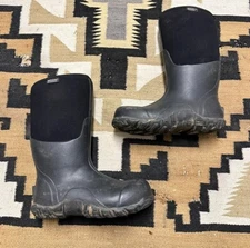 Bogs Classic High Snow -40 Degree Rain Boot Black Waterproof Men's 8 M