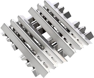 40x15.2CM Edelstahl Brennerabdeckung 4er für Broil King, Broil Mate, Huntington