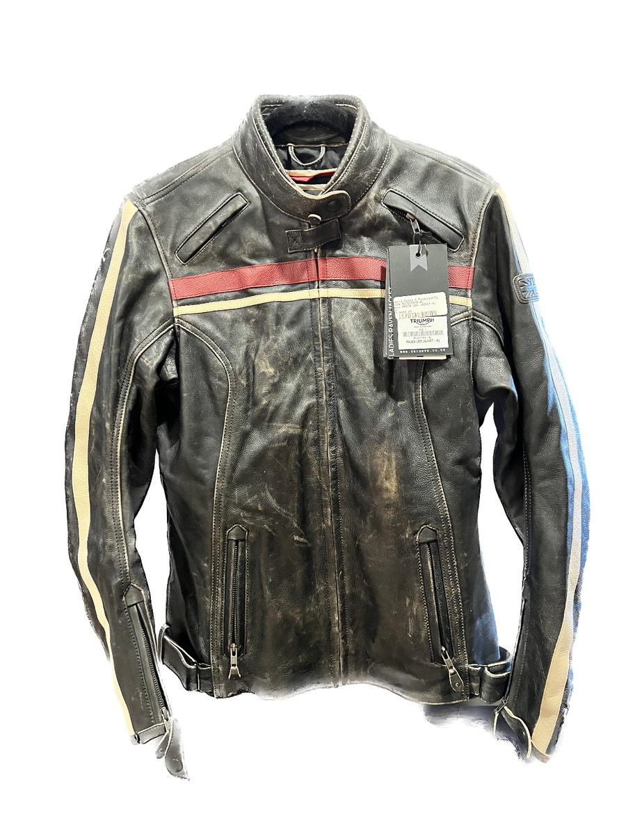 Triumph Women Raven Leather Jacket-XL | eBay Triumph Women Raven Leather Jacket-XL | eBay