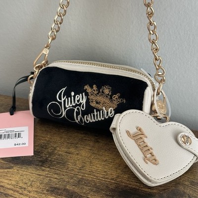 Juicy Couture 'The Key to Juicy' Mini Barrel Bag W/Heart Shaped