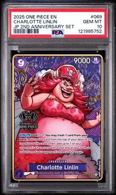 2025 ONE PIECE JAPANESE 2ND ANNIVERSARY SET 069 CHARLOTTE LINLIN