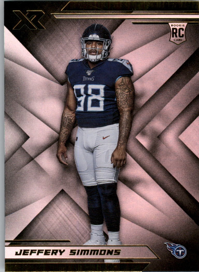 2019 Panini XR #179 Jeffery Simmons RC - FB