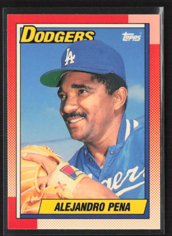 1990 Topps Tiffany #483 Alejandro Pena