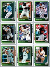 2025 Donruss Baseball Base Singles Complete Your Set