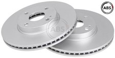 2x Bremsscheibe A.B.S. 18772 2 Bremsscheiben Vorderachse Vorne für Mazda