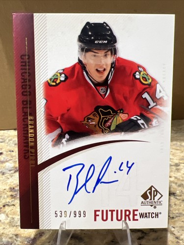 Brandon Pirri [Autograph] #286 2010 SP Authentic card