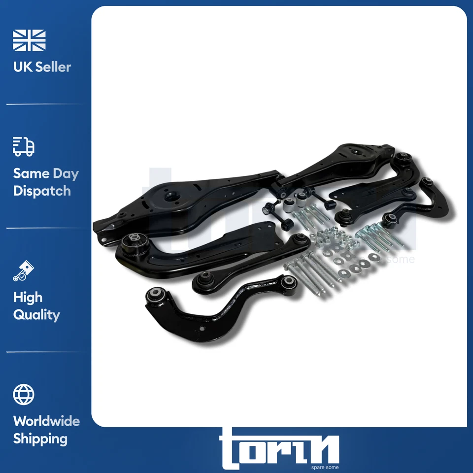 REAR SUSPENSION WISHBONES TRACK CONTROL ARMS KIT FULL SET FOR VW AUDI SKODA SEAT - Image 2 of 4