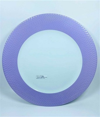 Limoges Porzellan de Sologne Essteller 11.6'' Durchm. Lila
