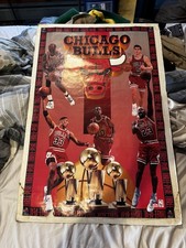 Chicago Bulls NBA Finals Champions Three-Peat 1993 Starline Poster