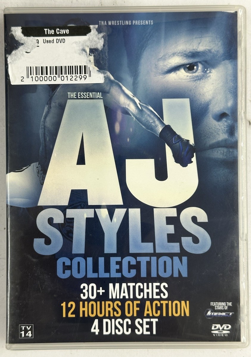 TNA AJ STYLES （AJスタイルズ）DVD COLLECTION Sealed TNA The Essential AJ Styles Collection DVD Impact WWE