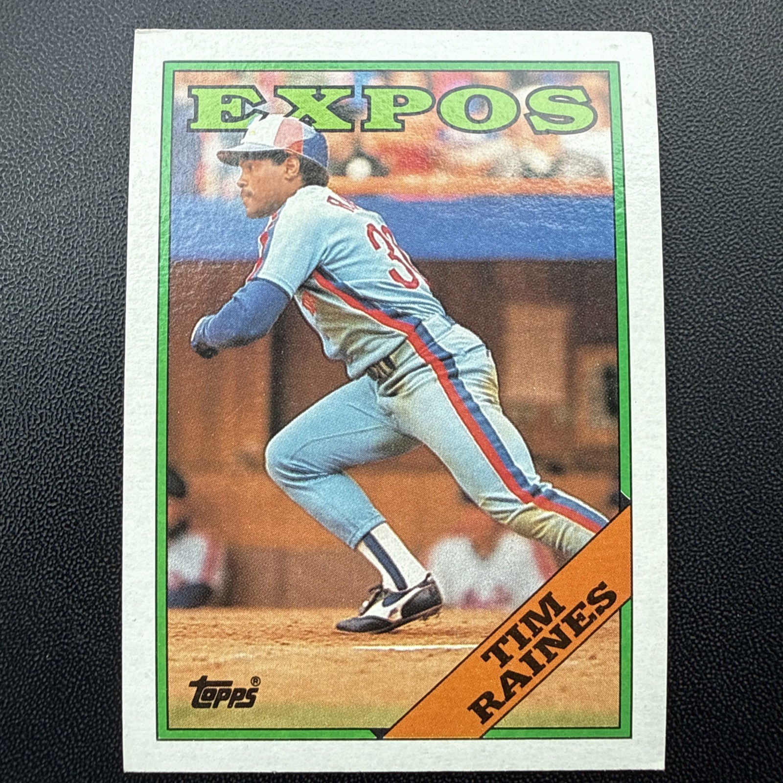 1988 Topps Tim Raines #720 Collector's Edition (Tiffany)