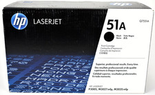 GENUINE SEALED HP 51A Black LaserJet Printer Toner - Q7551A