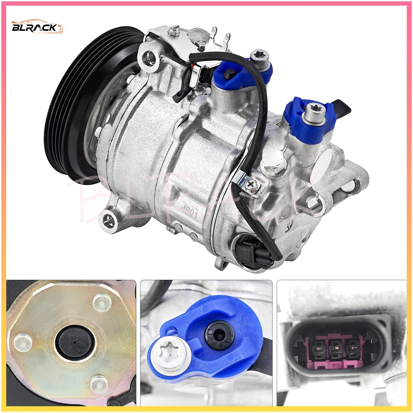 Bentley Bentayga Compressor with bracket P/N 4N0816803
