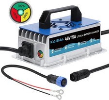 Lithium Battery Charger 48 Volt / 58.4V 15A for 48V 51.2V LiFePO4 Battery