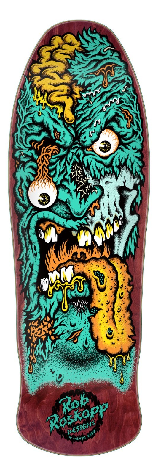 SANTA CRUZ ROB ROSKOPP FACE TWO SKATEBOARD DECK - 9.9" X 30.8"