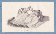 Chiusi Tuscany Italy Drawing Leifer 1850