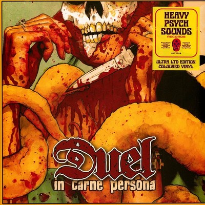 Duel - In Carne Persona Green Background Splatter In Red  (2021 - EU - Original)