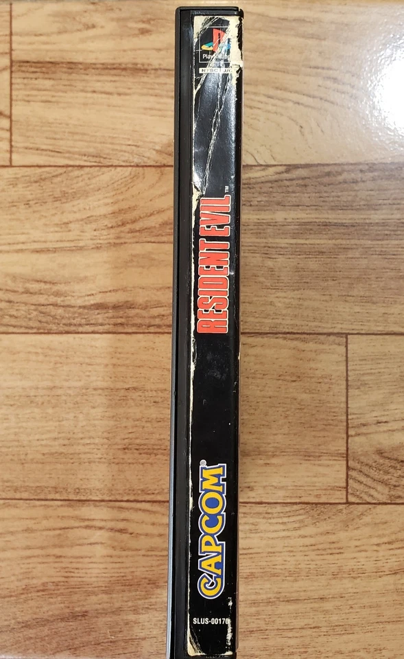 Resident Evil 1 1996 PS1 длинная коробка полный CIB подлинный W регистрационная карточка - Изображение 4 из 4